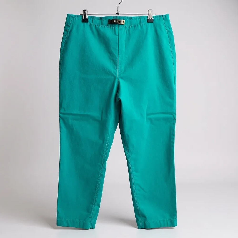 Crosby Women’s Teal Rayon Blend Pants. Size 12